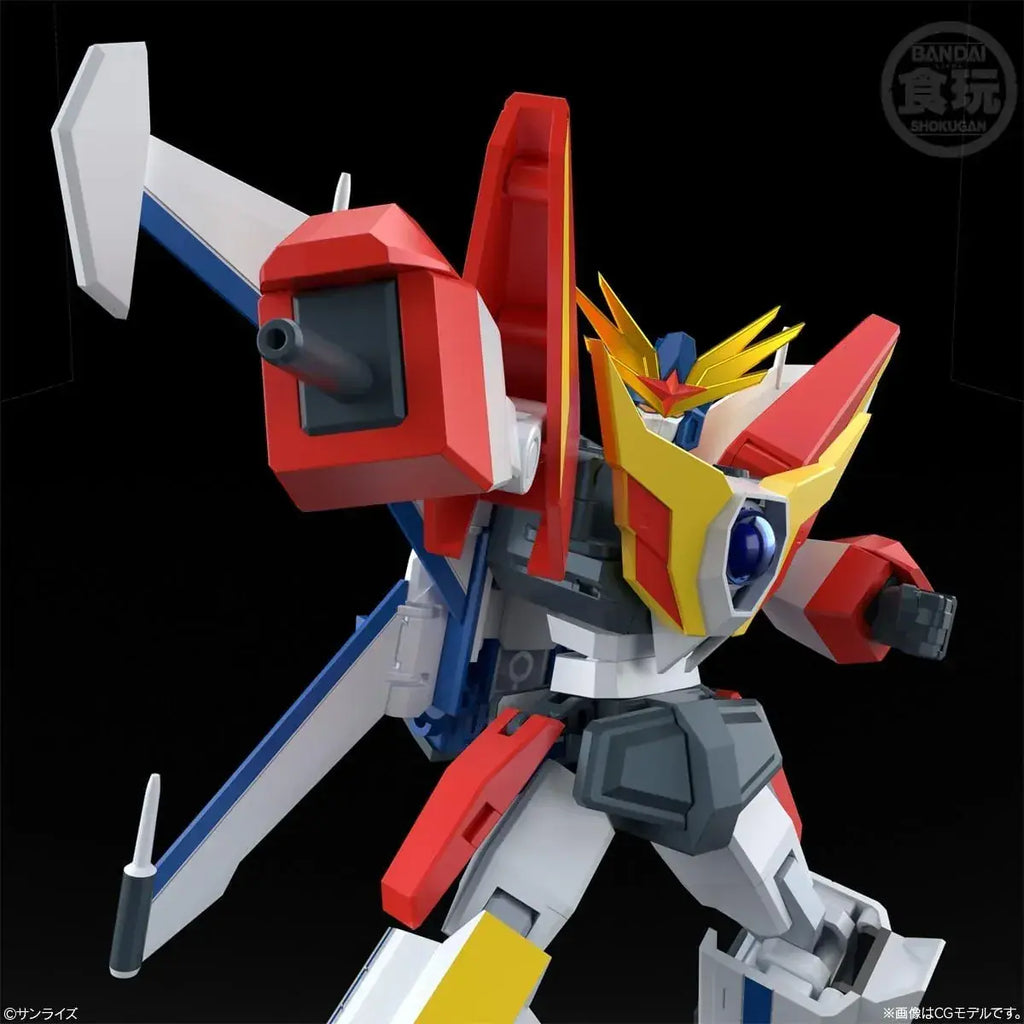 Bandai SMP Legendary Da Garn X Robot Modeling Kit Components
