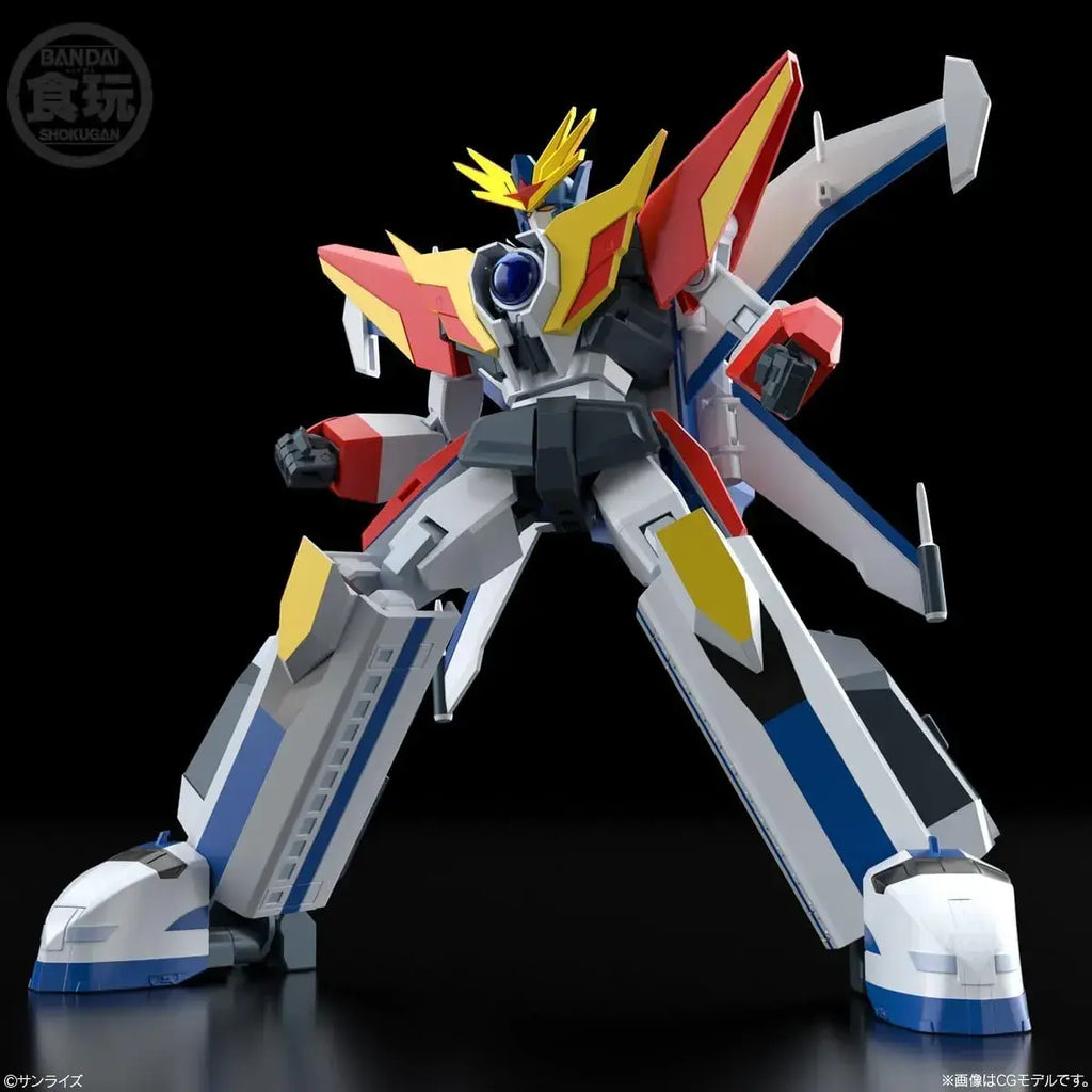 Bandai SMP Legendary Da Garn X Robot Modeling Kit Components