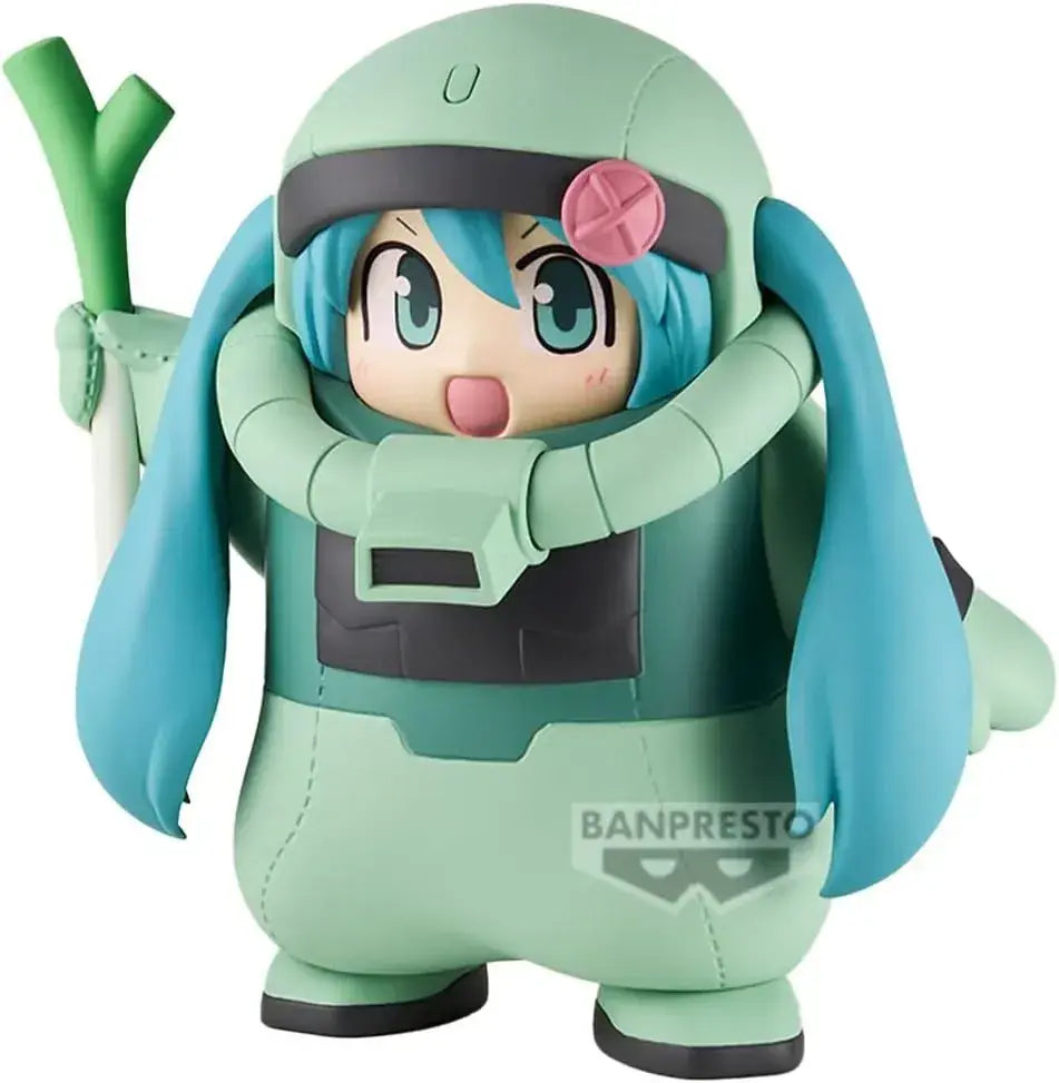 Banpresto Gundam 45th Hatsune Miku Zaku Costume Figure Display