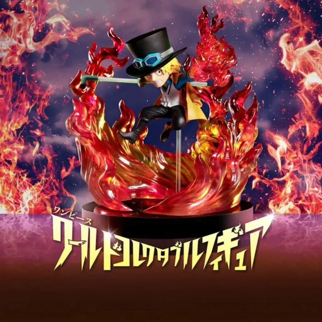 Banpresto One Piece Sabo Figure with Stand, 4.3-Inch Collectible