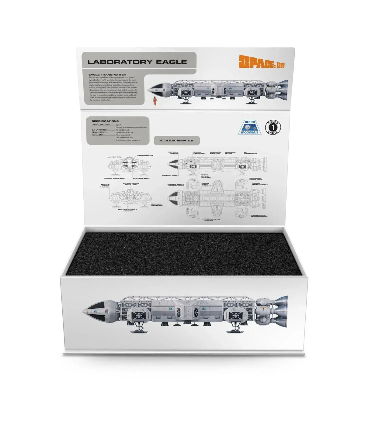 BellFine Space 1999 Eagle Lab Pod Diecast Display Model