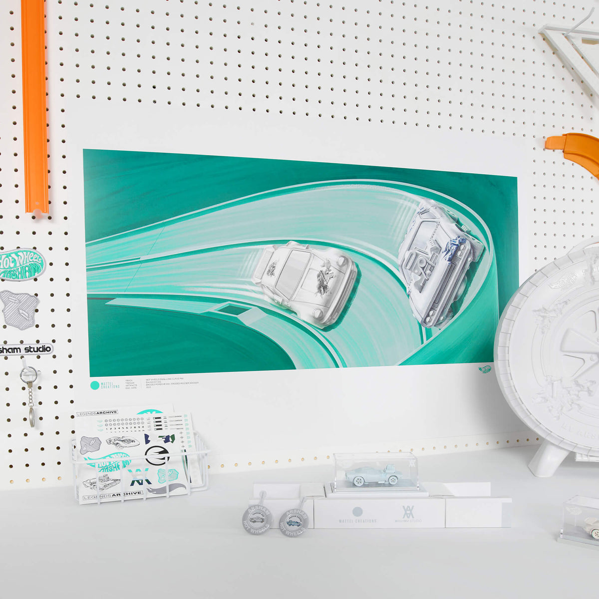 Hot Wheels x Daniel Arsham Legends Archive Lap 1 Poster