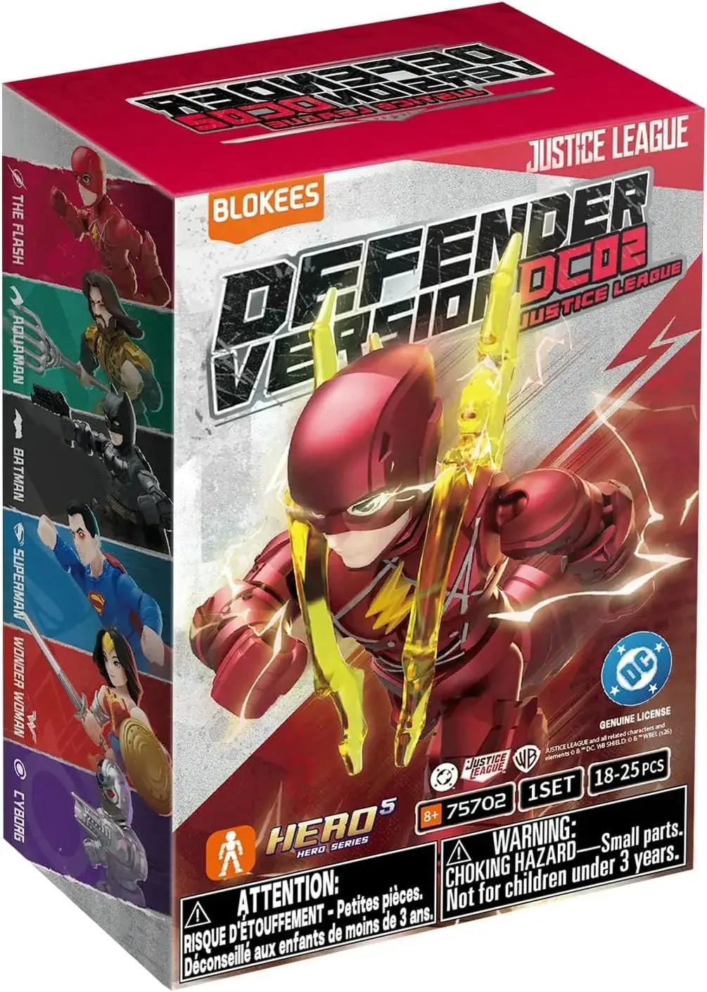 Blokees DV02 Justice League Plastic Model Figure Box of 12 Set