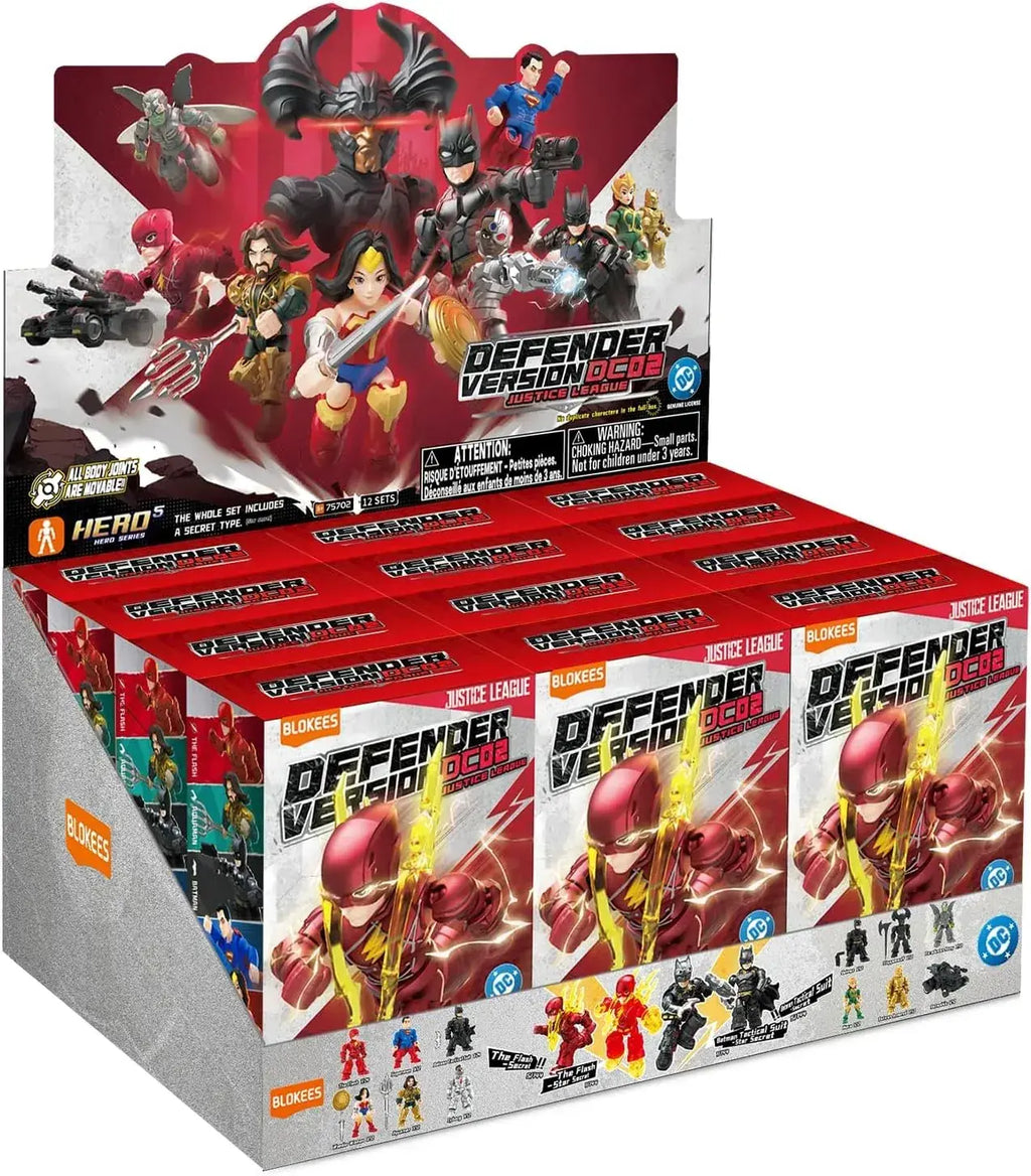 Blokees DV02 Justice League Plastic Model Figure Box of 12 Set