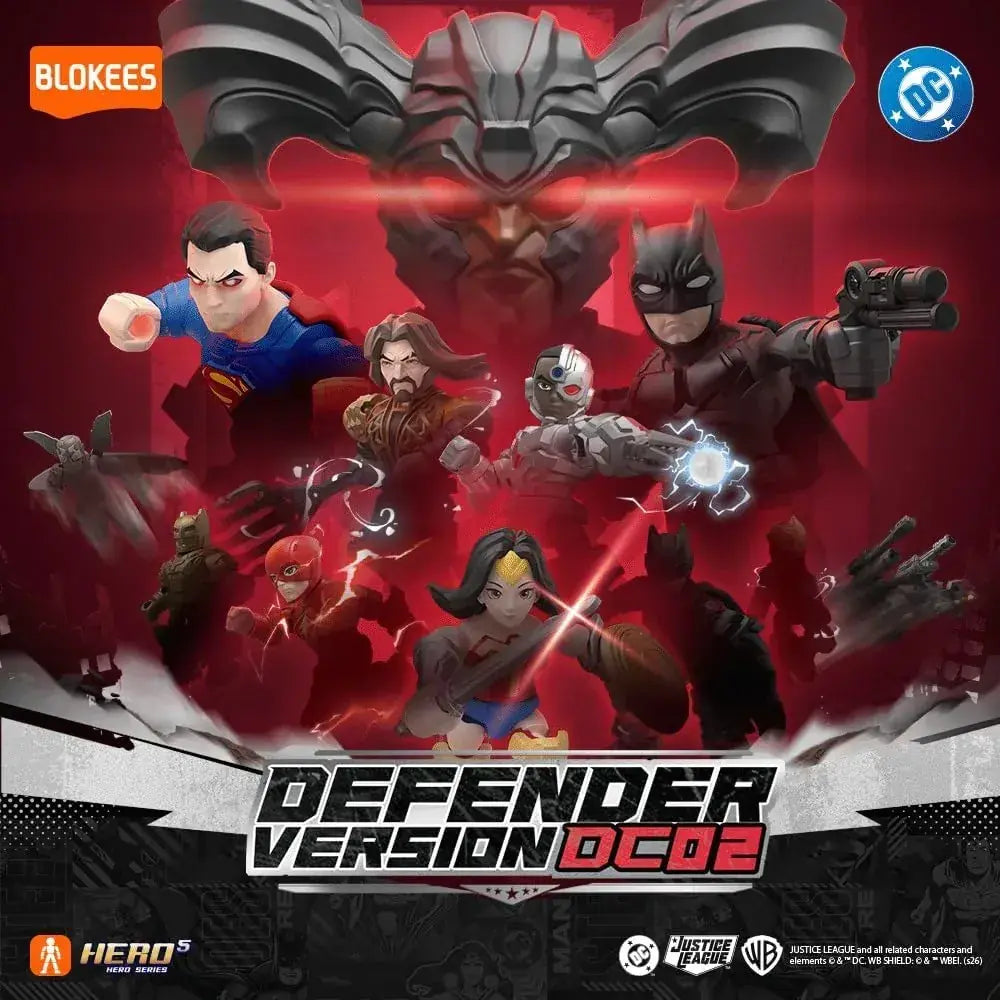 Blokees DV02 Justice League Plastic Model Figure Box of 12 Set