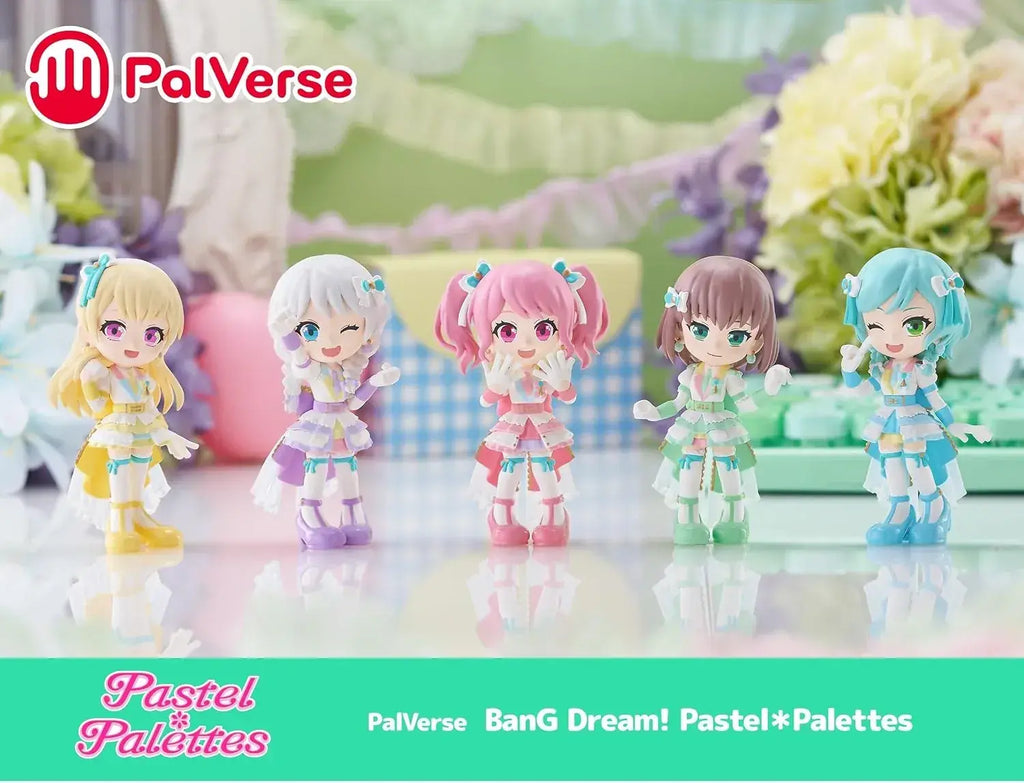 Bushiroad PalVerse BanG Dream Pastel Palettes PVC Figures Box of 6
