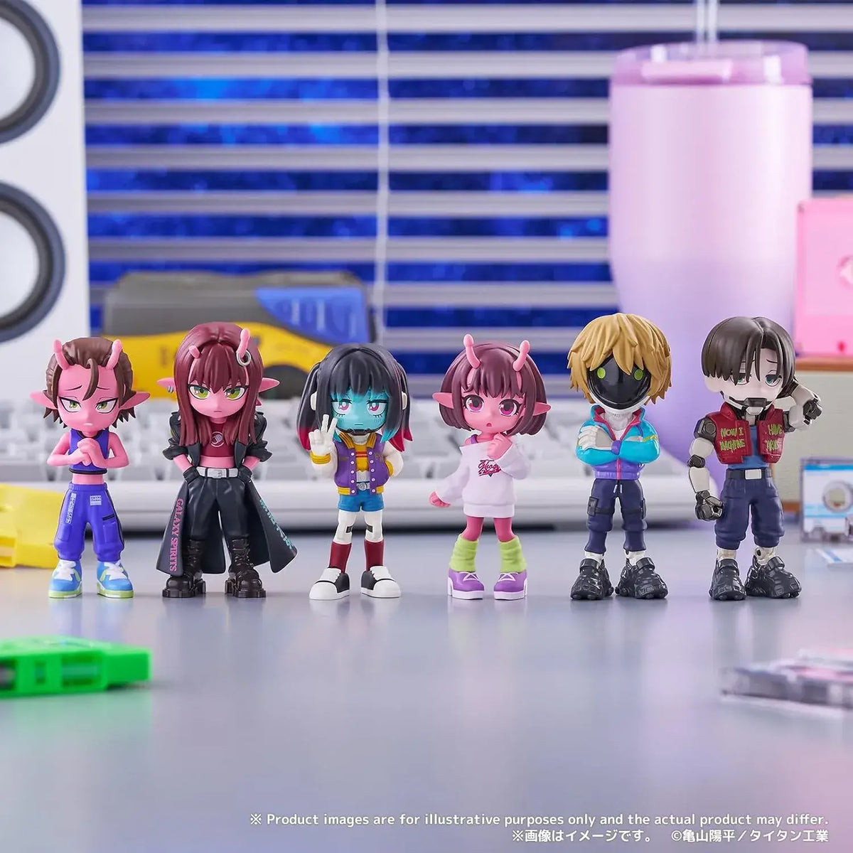 Bushiroad PalVerse Galaxy Express Milky Subway PVC Figure 3.5in