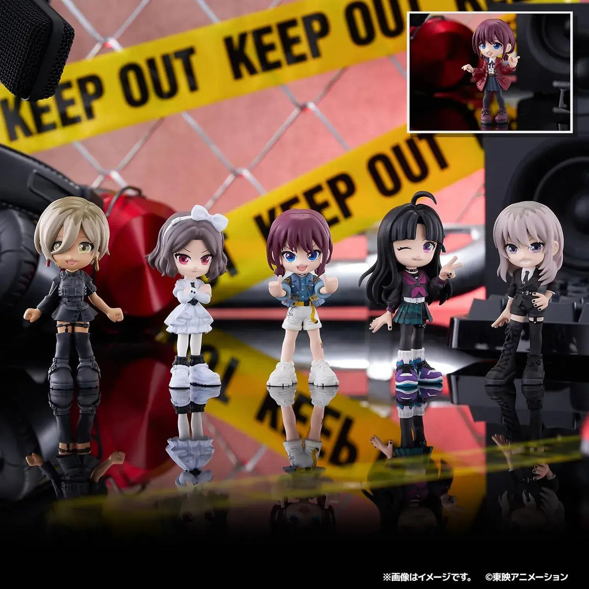 Bushiroad PalVerse Girls Band Cry Trading Figure 6-Pack Box Set