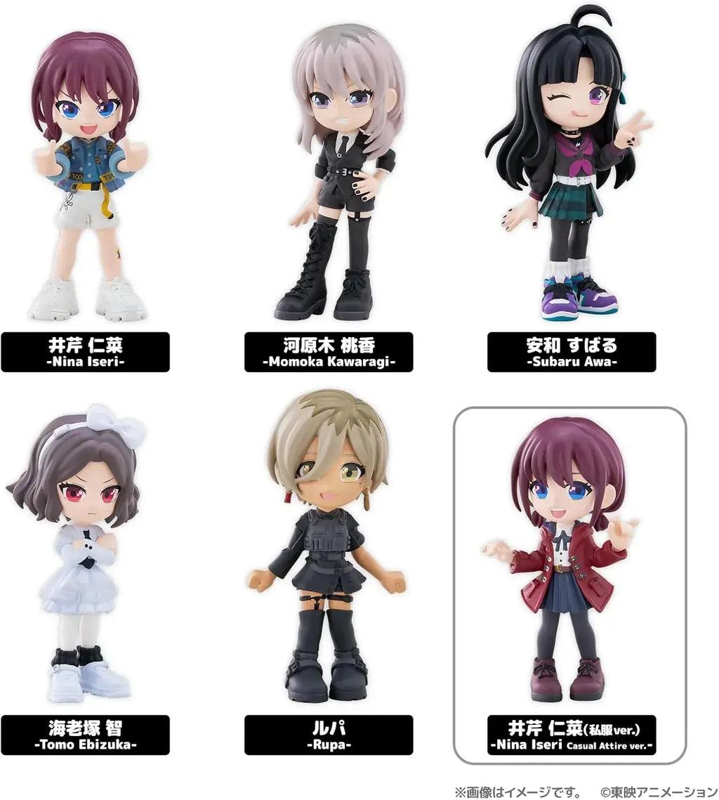 Bushiroad PalVerse Girls Band Cry Trading Figure 6-Pack Box Set