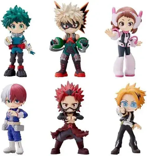Bushiroad PalVerse Hero My Hero Academia Figure Set, 6-Piece Box