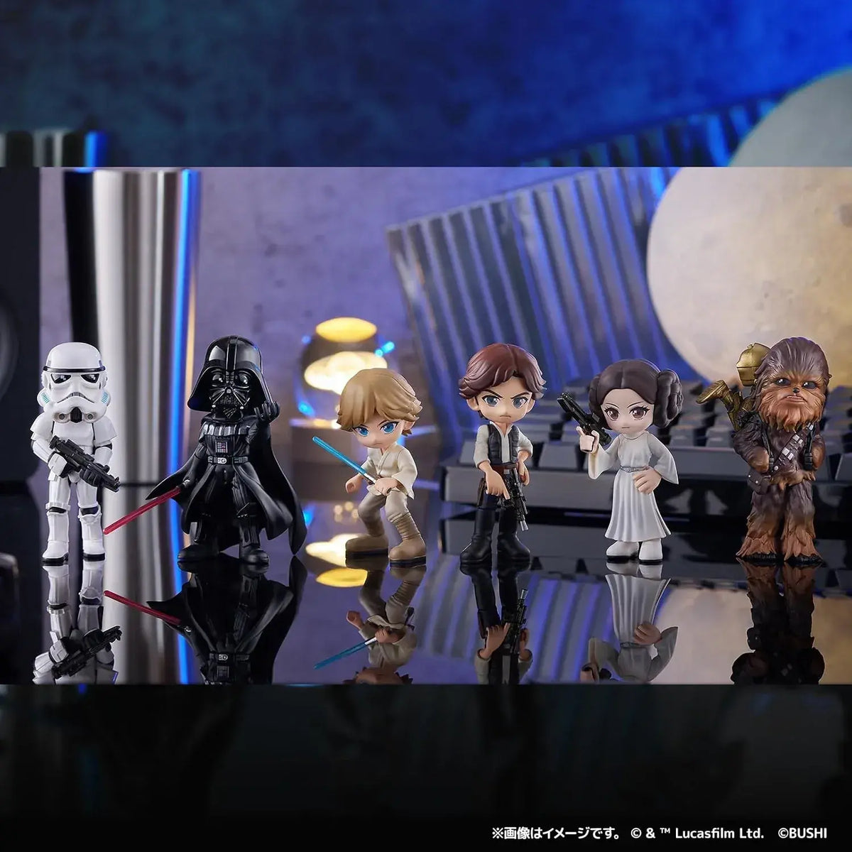Bushiroad PalVerse Star Wars Figure Box Set 6 Pieces 90mm