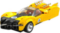 CaDA Shooting Star Heat Speed Racer Building Block Kit 175mm Yellow
