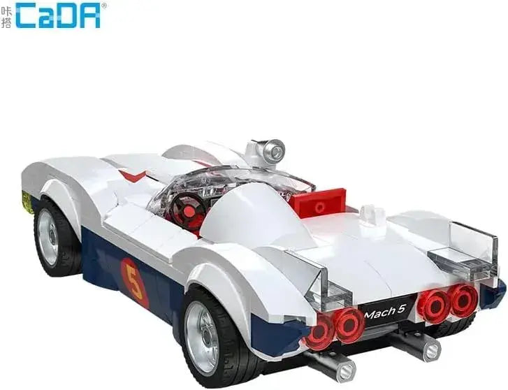 CaDA Speed Racer Mach 5 Building Block Kit Stand 175mm Model