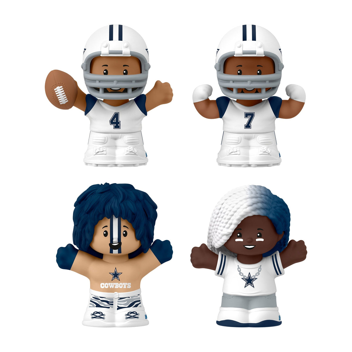 Little People Collector Dallas Cowboys Alternate Jersey Figure Set