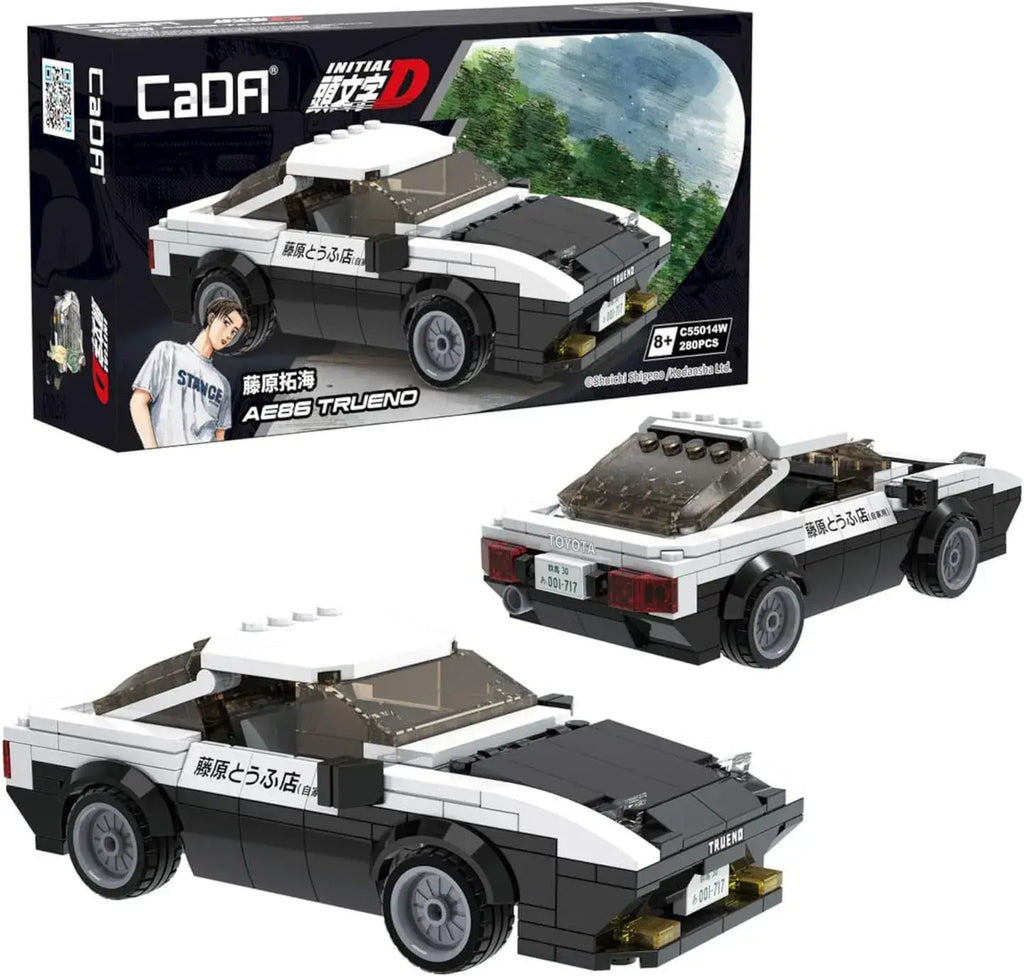 Doyusha Initial D AE86 Trueno Model Block Kit, Approx. 1/24 Scale