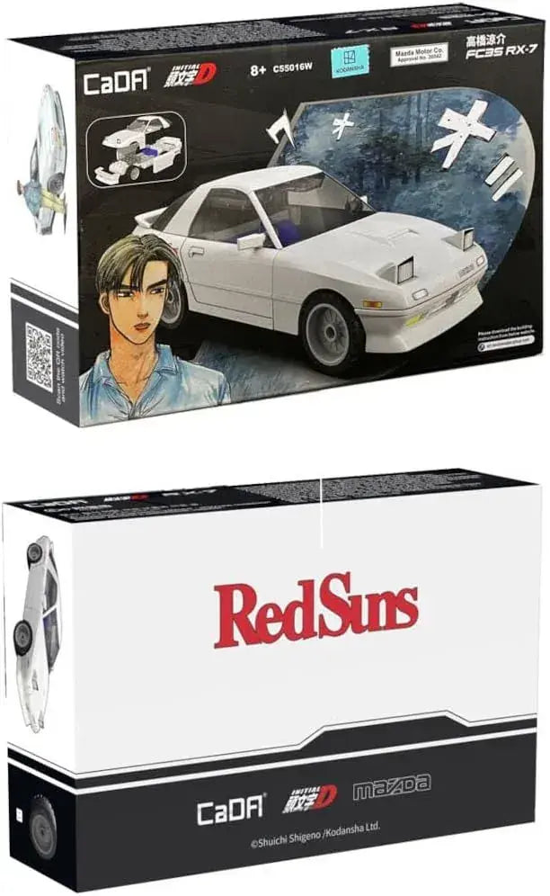 Doyusha RX7 FC3S Initial D Ryosuke Takahashi 1/35 Scale Model Kit