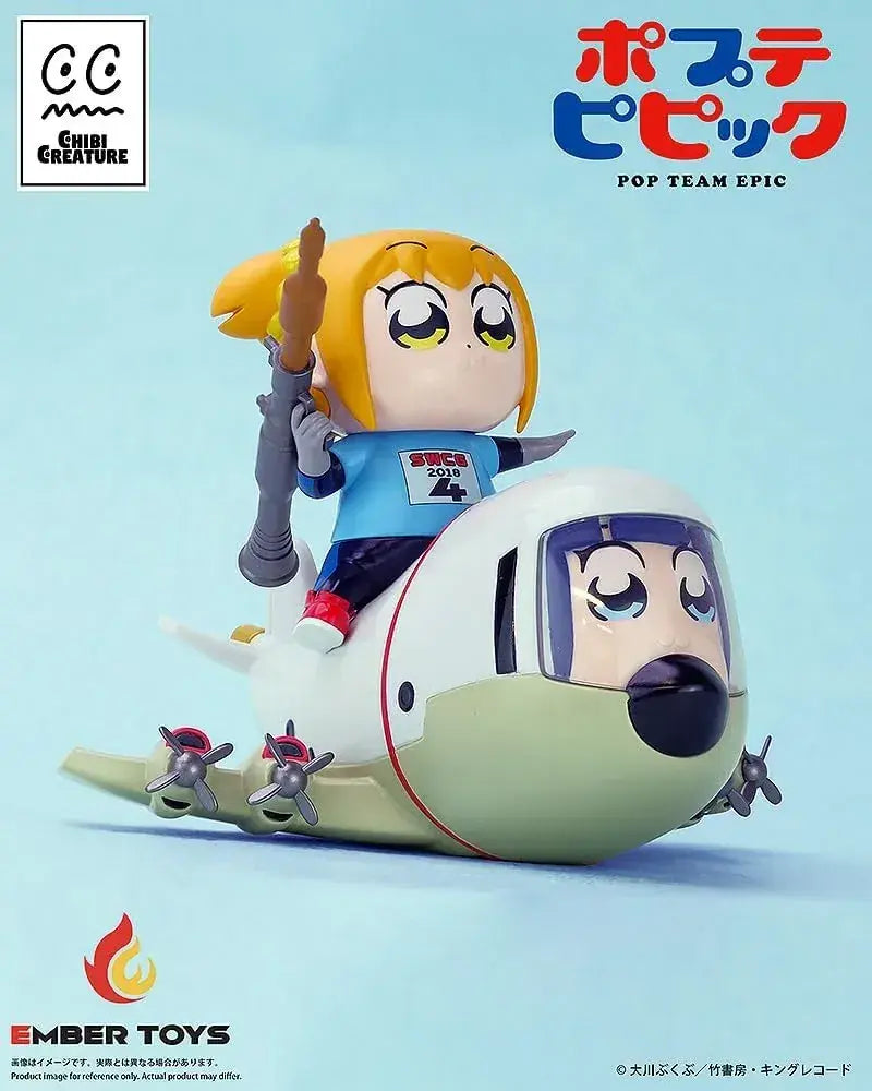 Ember Toys Pop Team Epic Popuko Pipimi Figure Pre-Painted Set
