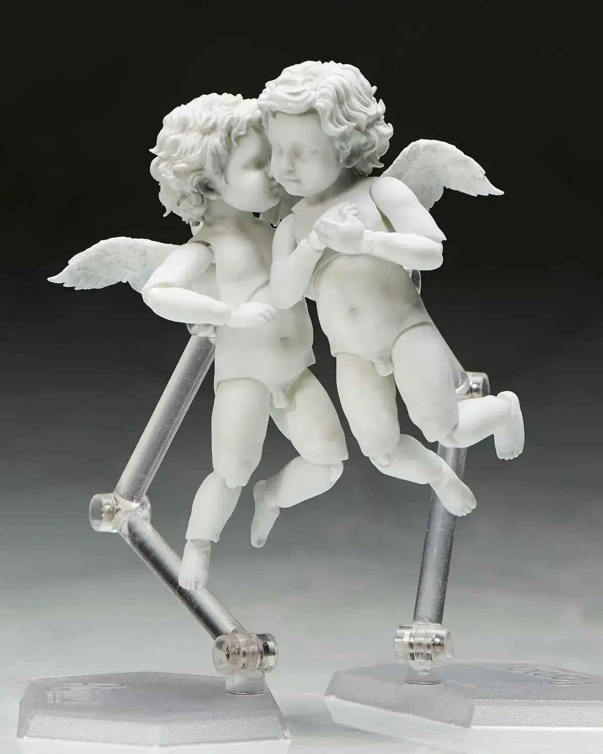 Freeing Figma Angel Articulated Figure Display Set, White 10 cm