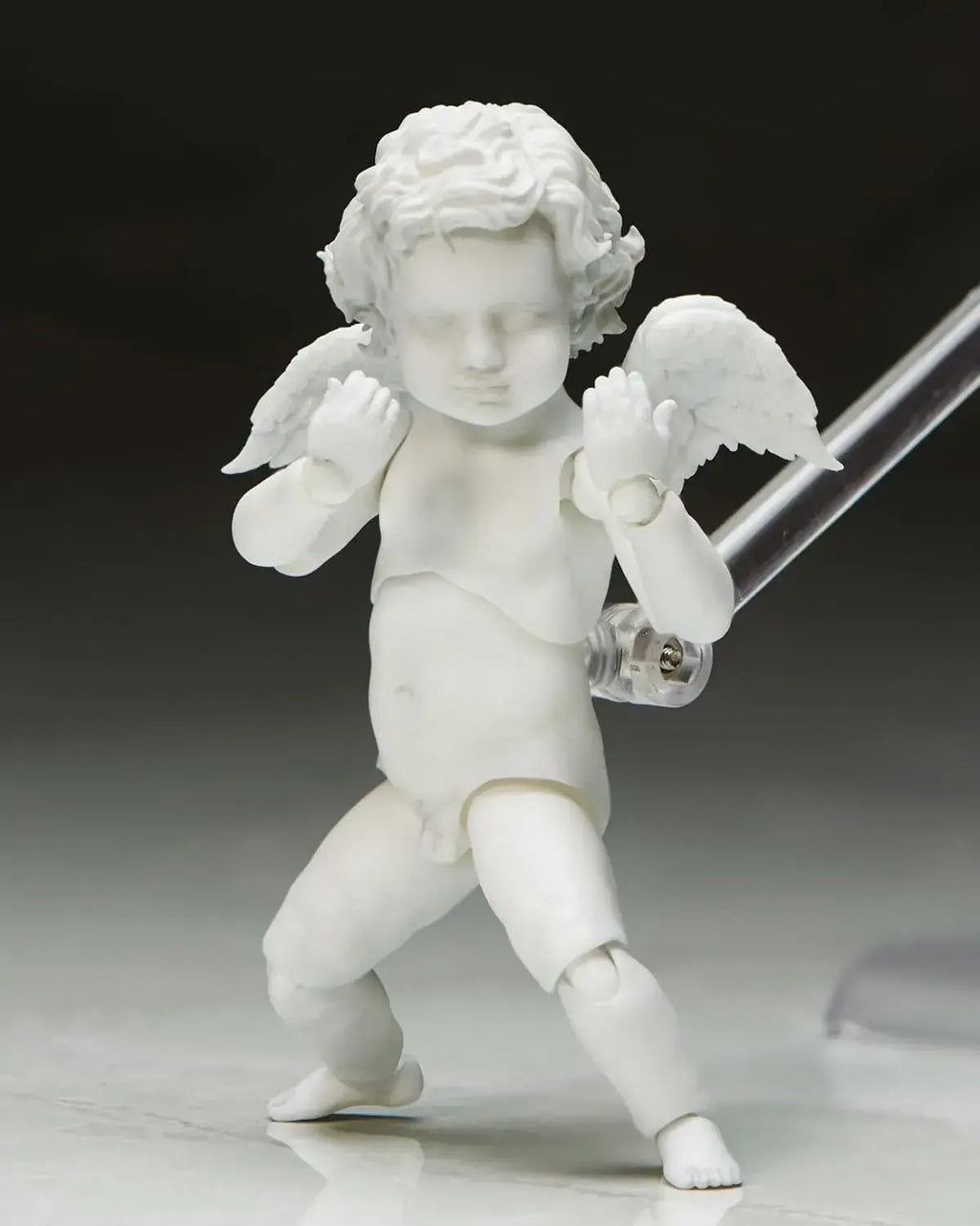 Freeing Figma Angel Articulated Figure Display Set, White 10 cm