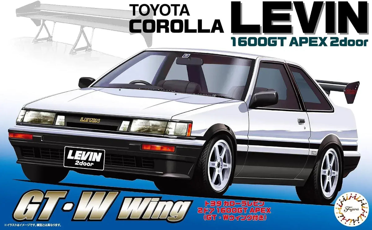 Fujimi 1/24 Toyota Corolla Levin 2-Door 1600GT APEX Scale Model