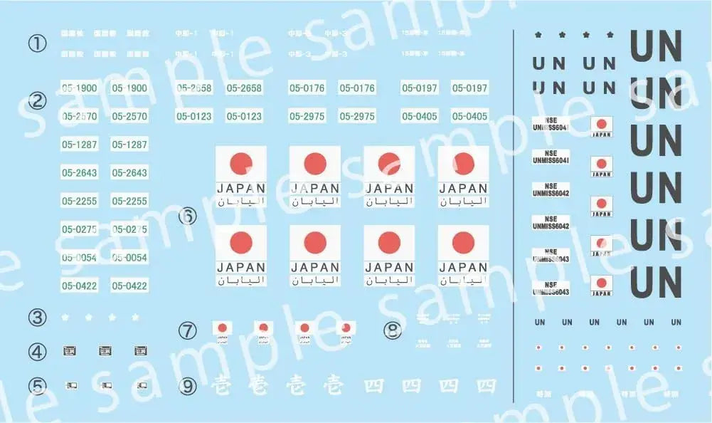 Fujimi 172 Military Light Armored Vehicle Plastic Model Kit Set