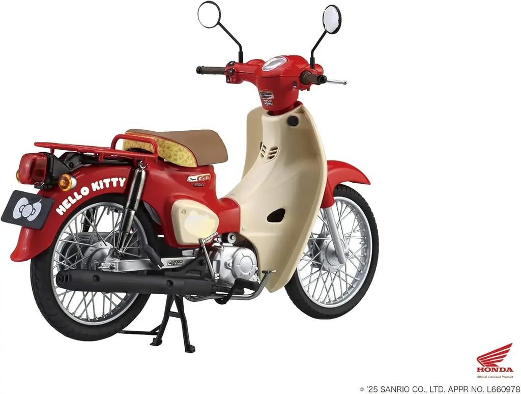 Fujimi NEXT Honda Super Cub 50 Hello Kitty 1/12 Model Kit Storage