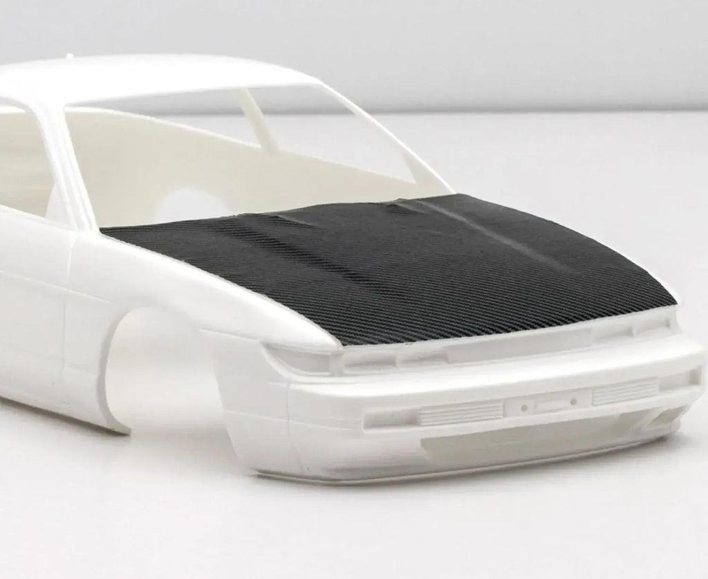 Fujimi Sileighty Scale 1/24 Car Model Kit, Carbon Hood Decal