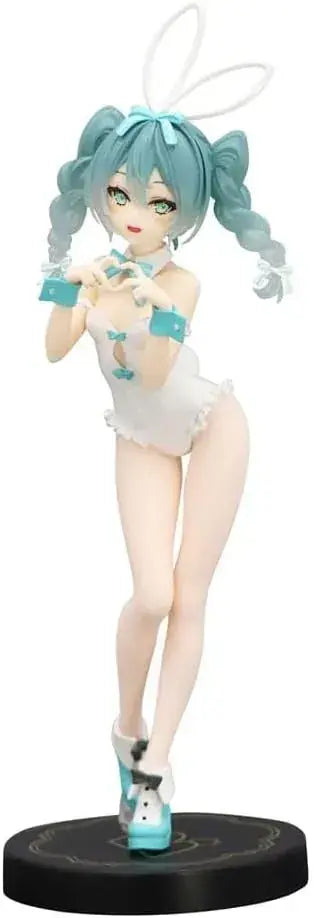 Furyu Hatsune Miku BiCute Bunneis White Collectible Figure 10.6in