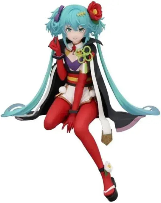 Furyu Hatsune Miku Camellia Flower Fairy Noodle Stopper Figure