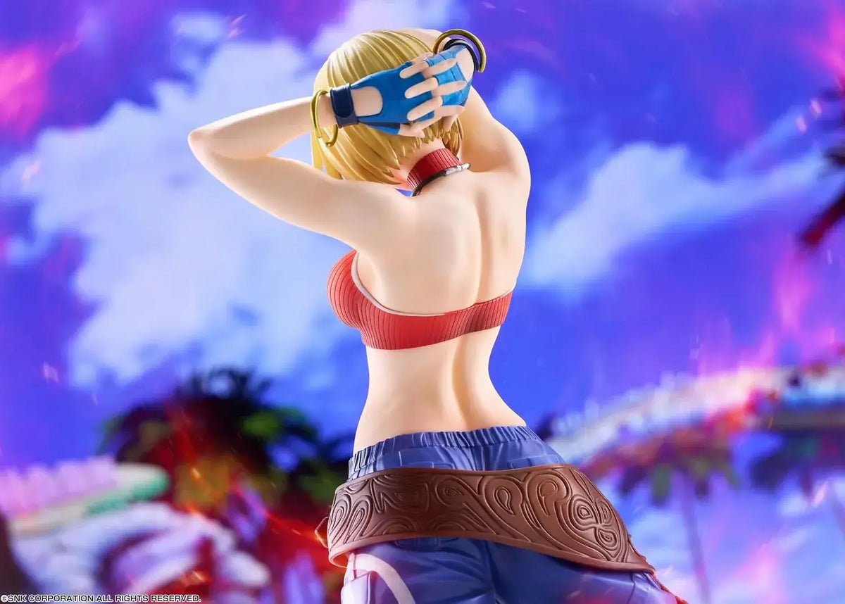 Goldenhead Plus Fighting Girls Blue Mary Figure | KOF XV 257mm