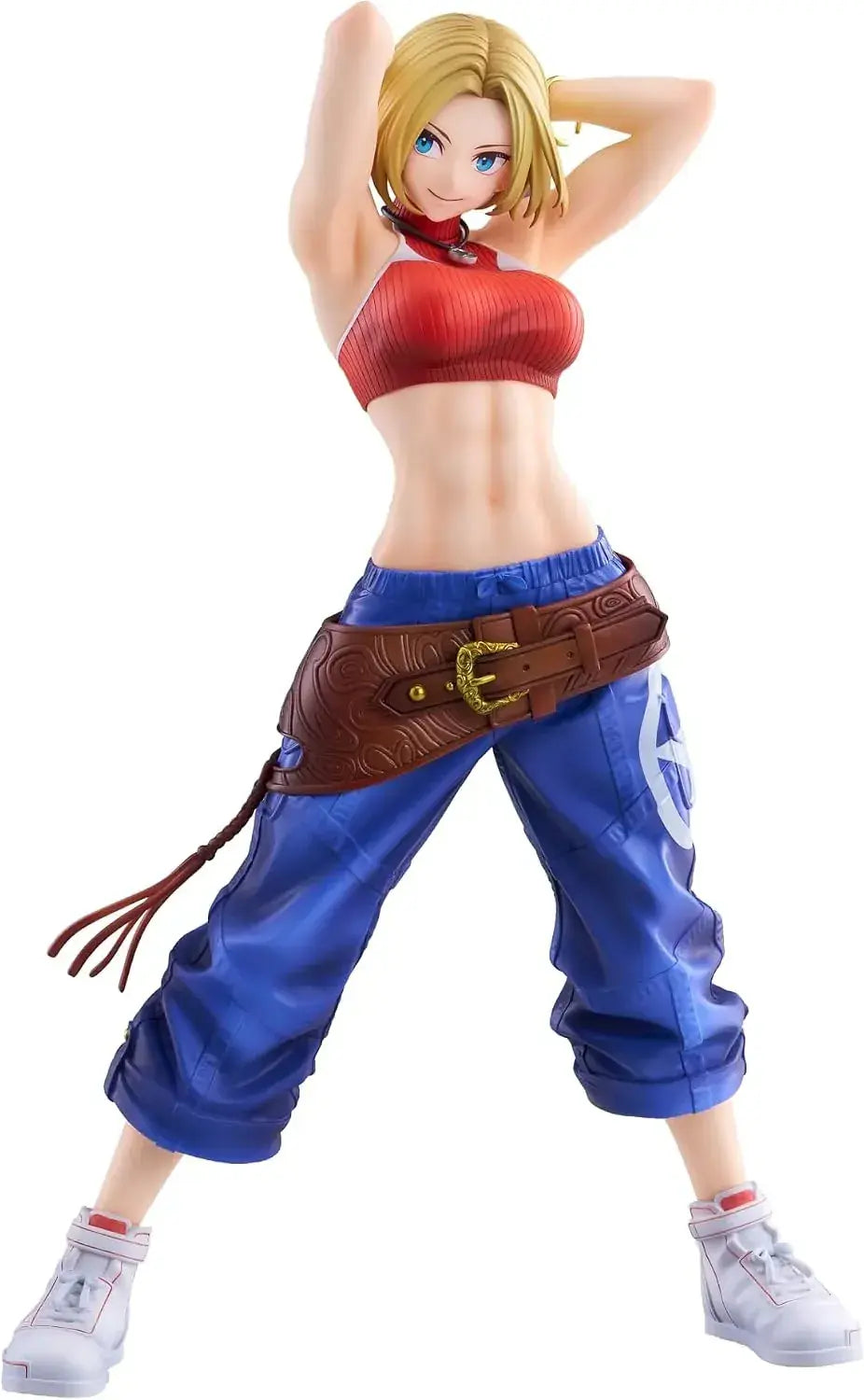 Goldenhead Plus Fighting Girls Blue Mary Figure | KOF XV 257mm