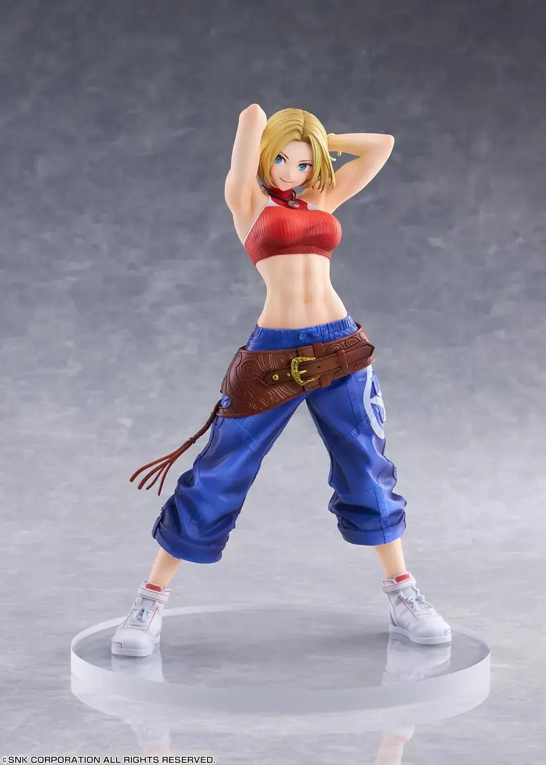 Goldenhead Plus Fighting Girls Blue Mary Figure | KOF XV 257mm
