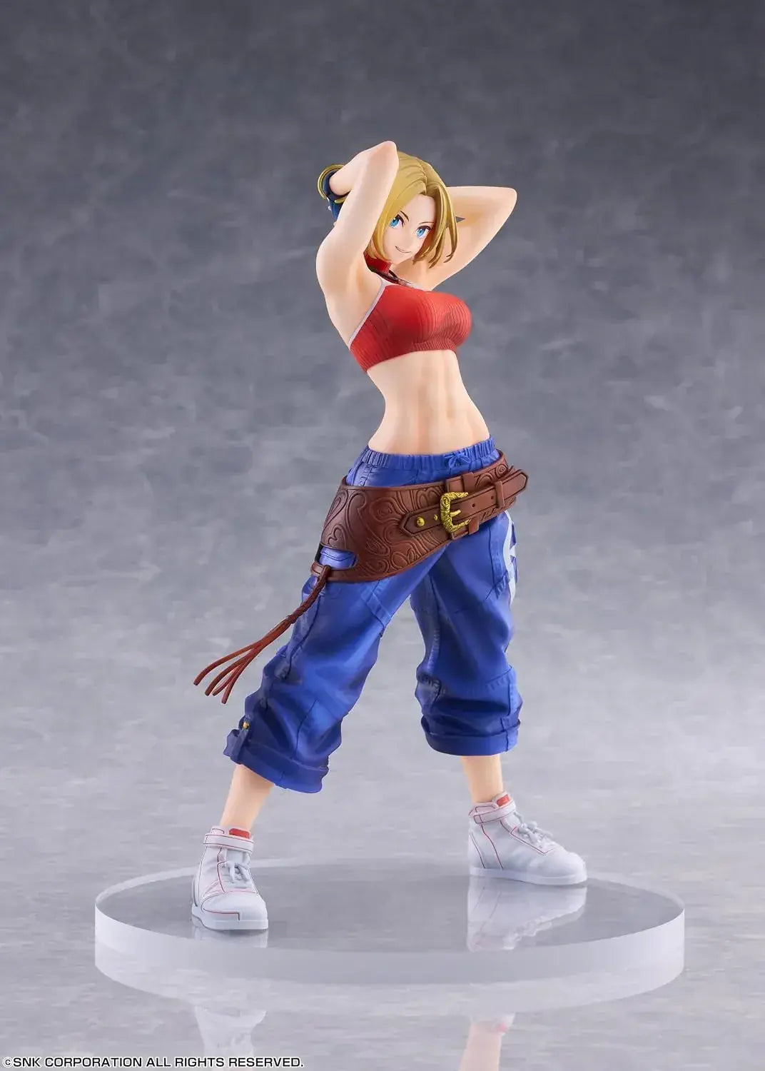 Goldenhead Plus Fighting Girls Blue Mary Figure | KOF XV 257mm
