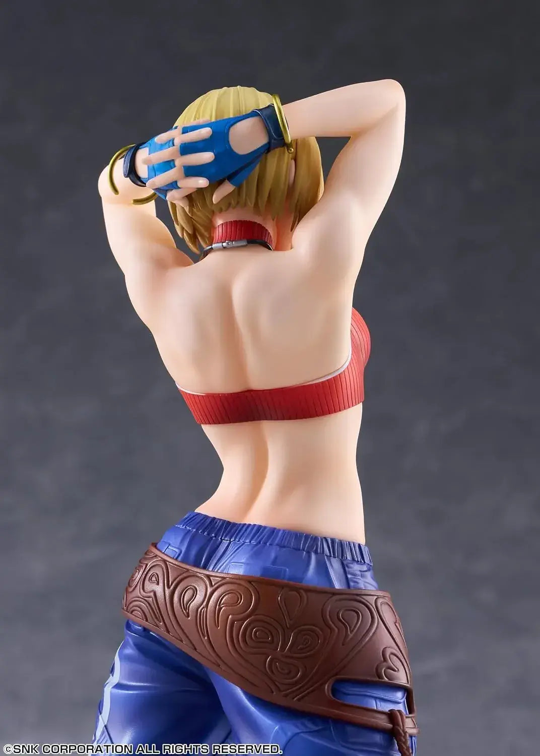Goldenhead Plus Fighting Girls Blue Mary Figure | KOF XV 257mm