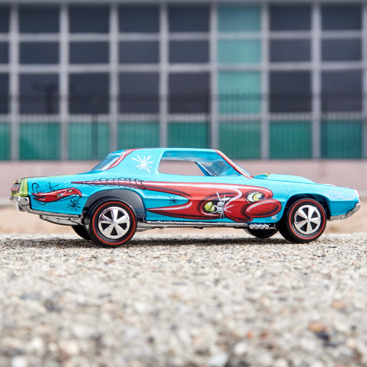 Hot Wheels x Kenny Scharf Signed Custom T-Bird