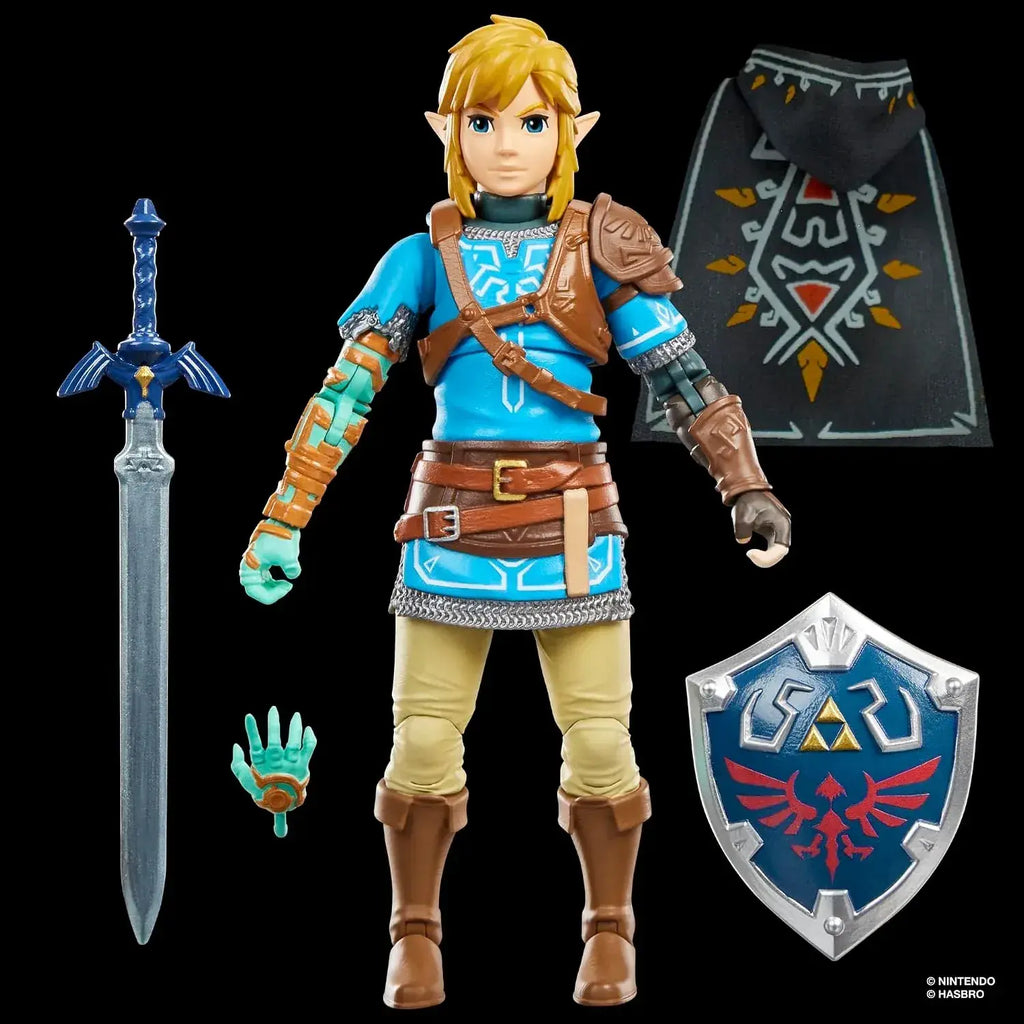Hasbro The Legend Zelda Link Premium Hero Figure 6-Inch 20+ Parts