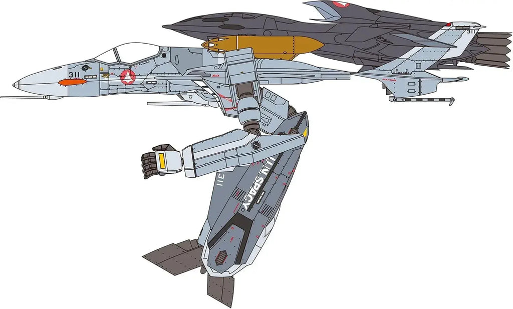 Hasegawa Macross Zero VF-0A Gawalk Ghost 1/72 Plastic Model Kit