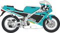 Hasegawa Yamaha TZR250 3MA Late Model 1990 Plastic Assembly Kit