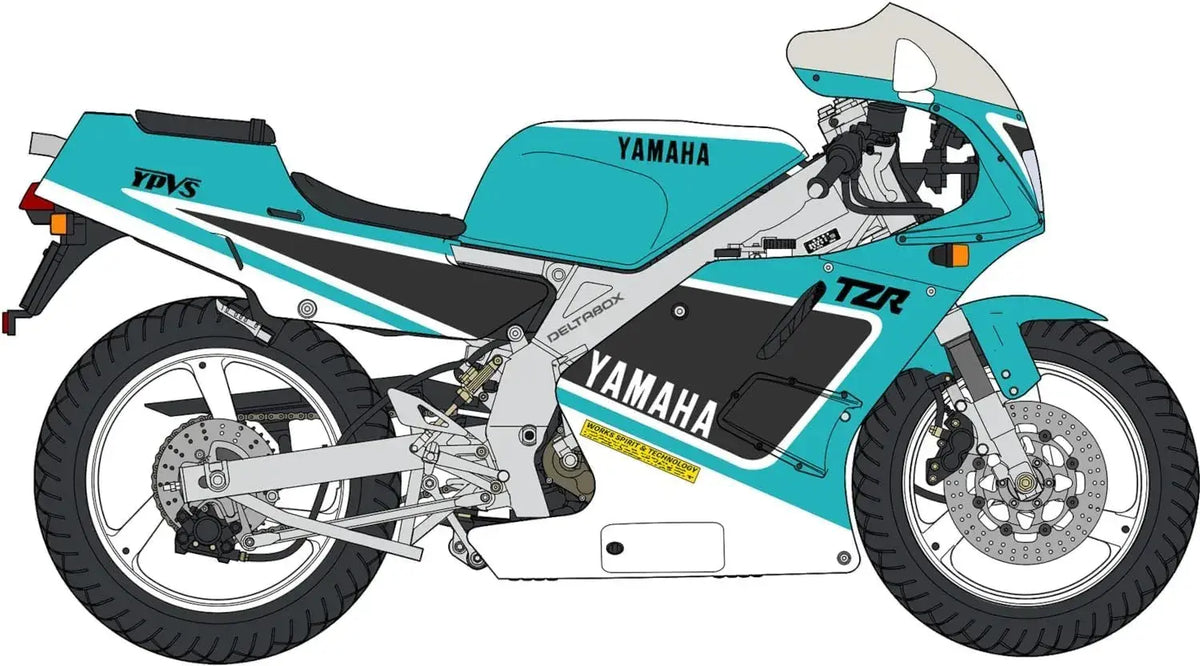 Hasegawa Yamaha TZR250 3MA Late Model 1990 Plastic Assembly Kit