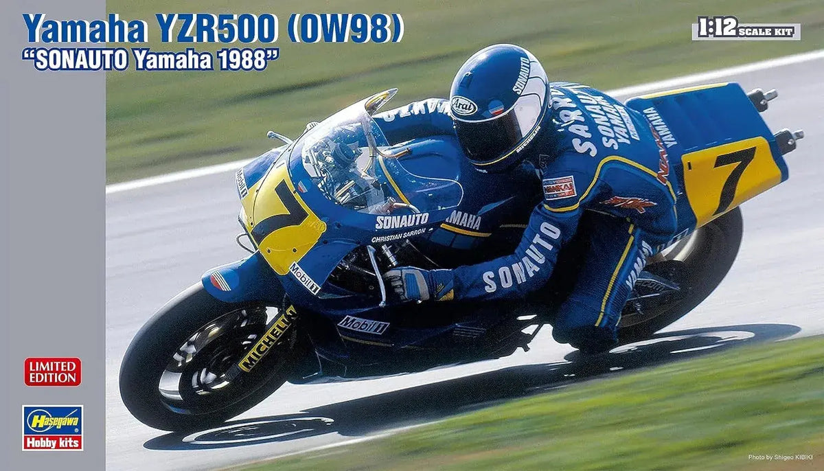 Hasegawa Yamaha YZR500 0W98 Sonaut 1988 1/12 Plastic Model Kit