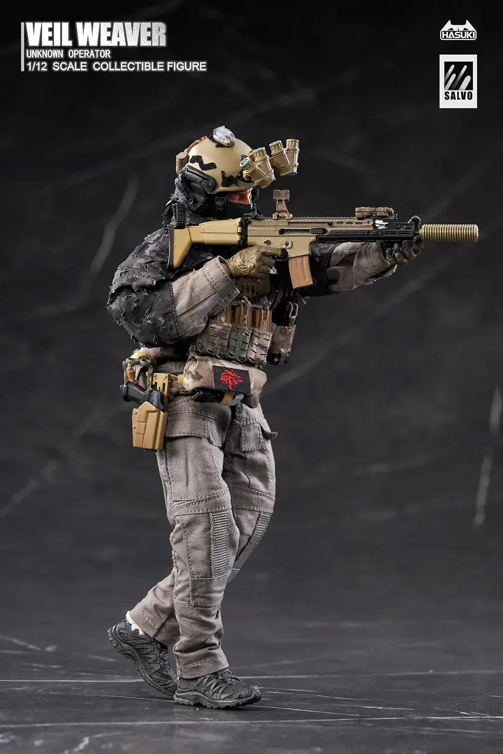 Hasuki SALVO SA04 Nightvale Weaver 1/12 Figure & Equipment Set
