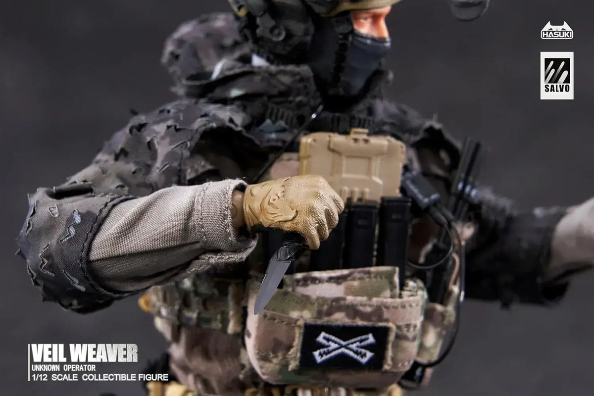 Hasuki SALVO SA04 Nightvale Weaver 1/12 Figure & Equipment Set