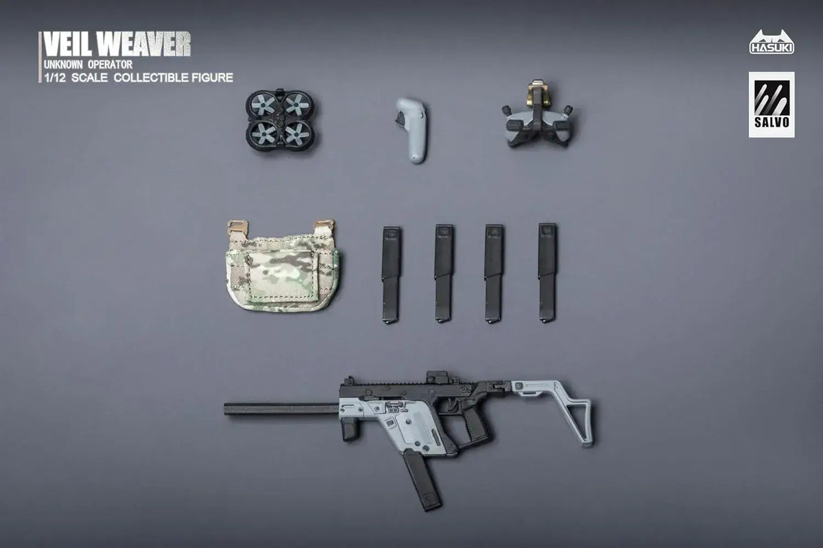 Hasuki Recon Reinforced Figure Gear Set for 1/12 Scale ABS PVC