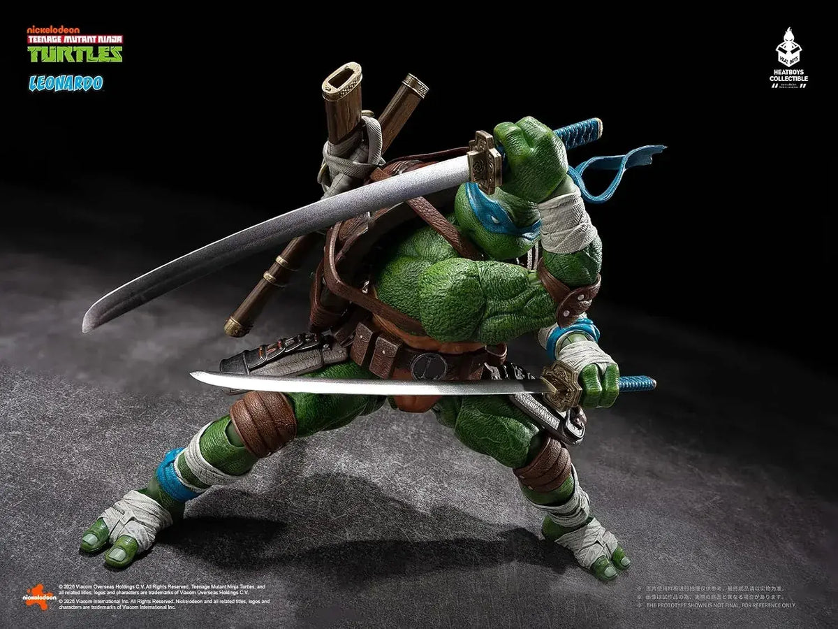 HEATBOYS Leonardo Mutant Turtles Action Figure 1:9 Scale 7.9-Inch