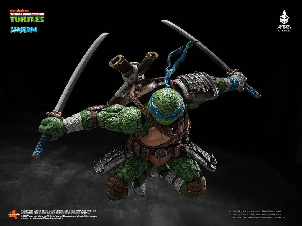 HEATBOYS Leonardo Mutant Turtles Action Figure 1:9 Scale 7.9-Inch