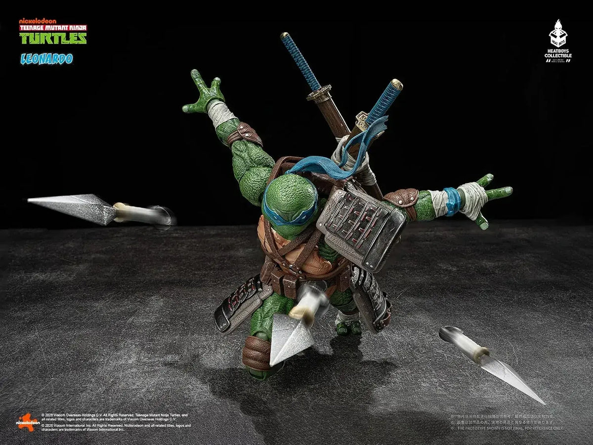 HEATBOYS Leonardo Mutant Turtles Action Figure 1:9 Scale 7.9-Inch