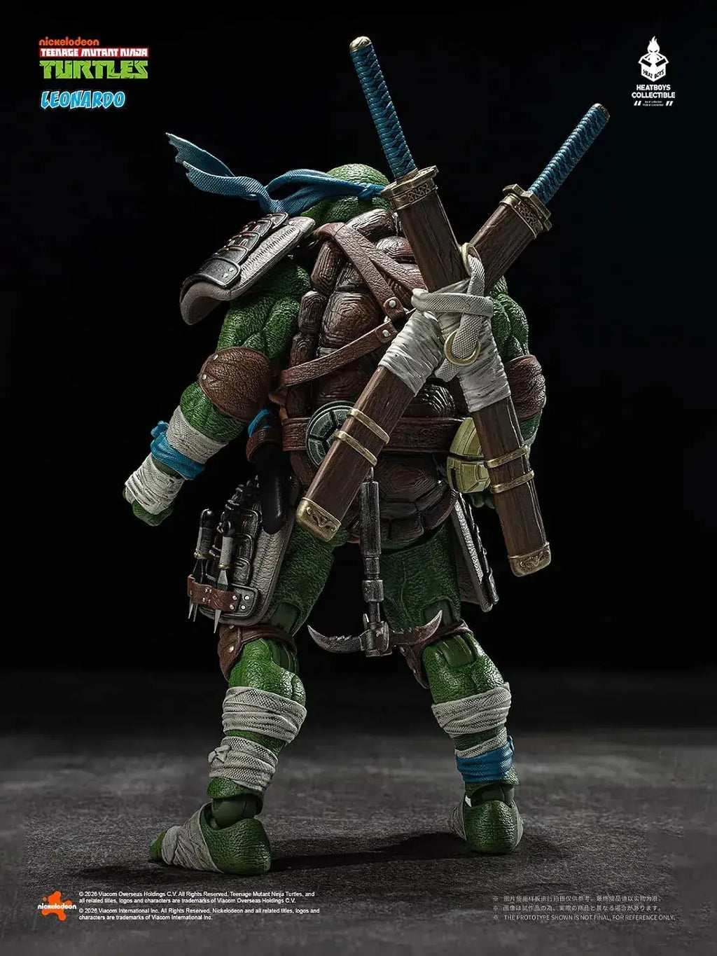 HEATBOYS Leonardo Mutant Turtles Action Figure 1:9 Scale 7.9-Inch