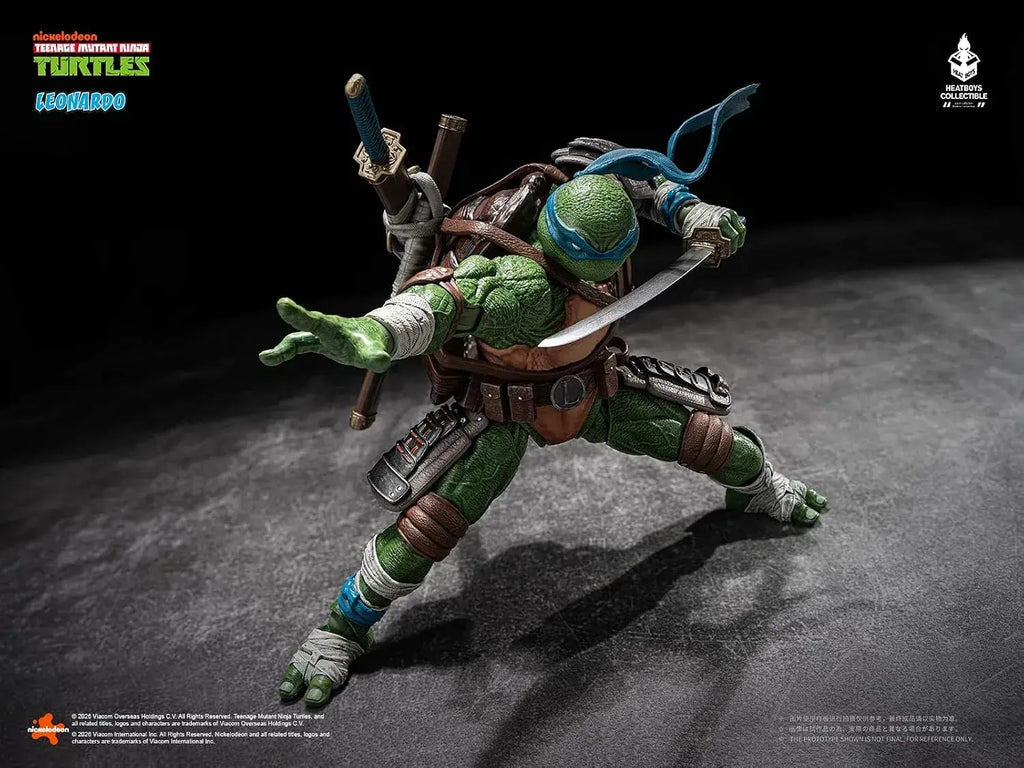 HEATBOYS Leonardo Mutant Turtles Action Figure 1:9 Scale 7.9-Inch