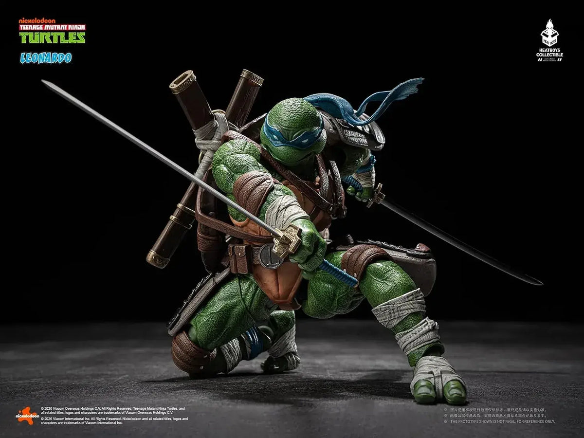 HEATBOYS Leonardo Mutant Turtles Action Figure 1:9 Scale 7.9-Inch
