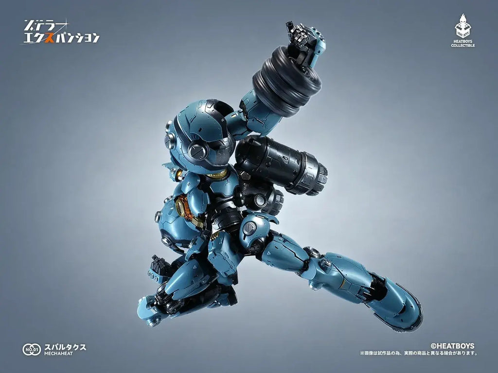 Heatboys Stellar Expansion Spartax Motion Action Figure 11-Inch